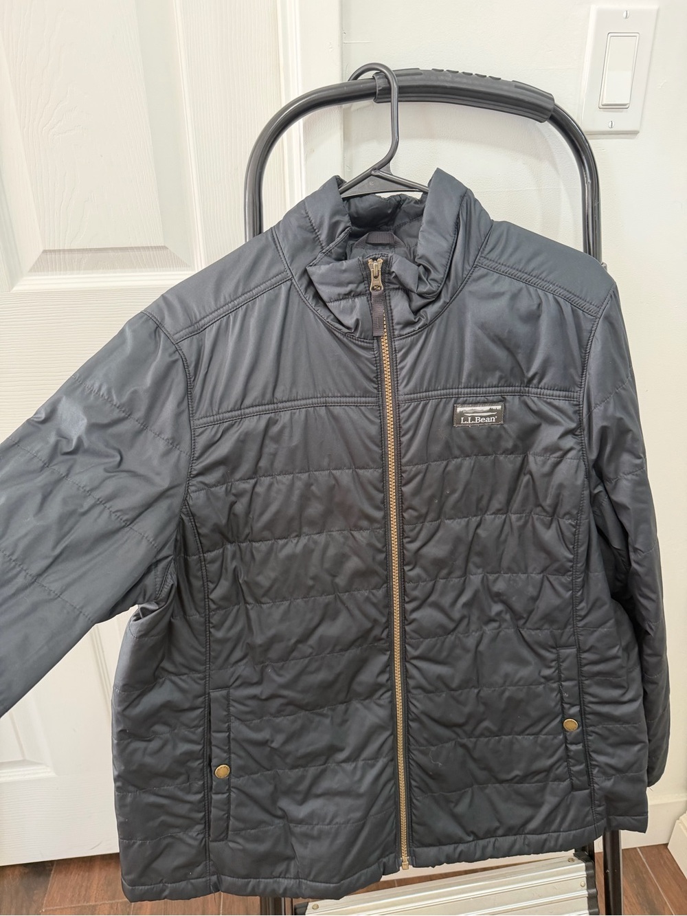 L.L. Bean womens Quilted Jacket in Black